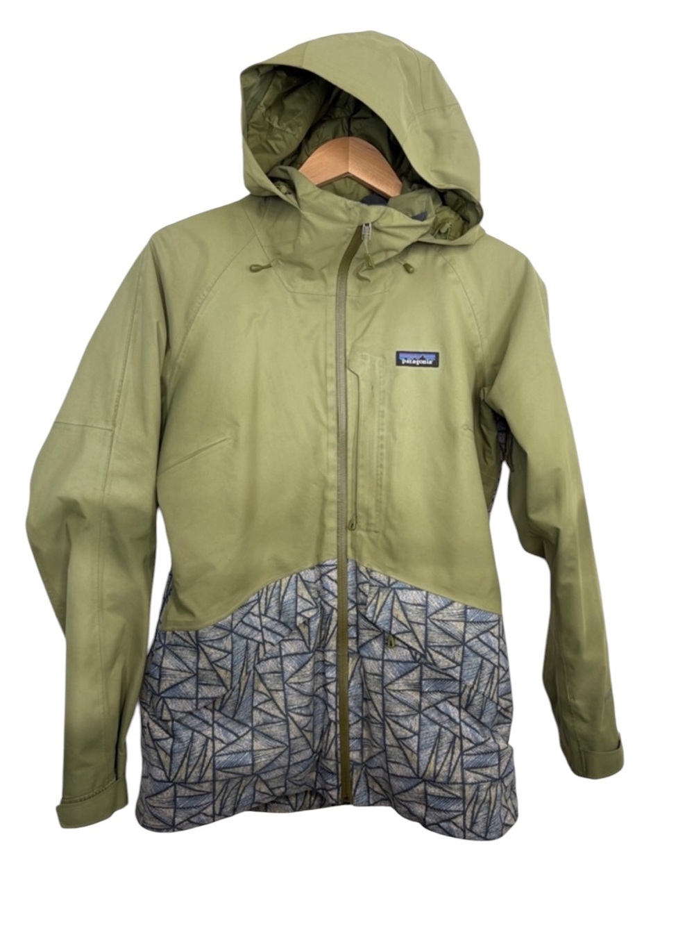 Patagonia Green Snowbelle Insulated Recco Jacket Women Size S BLEMISH